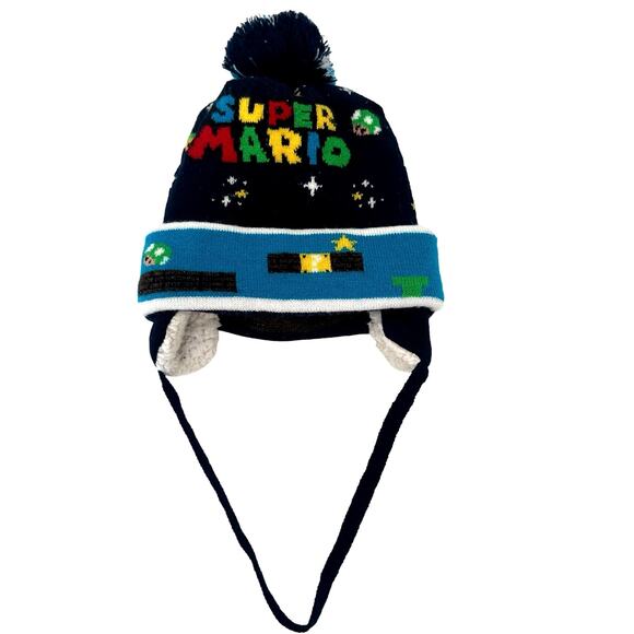 Super Mario bothers beanie mint condition Christmas gift winter hat ski wear - Picture 2 of 5
